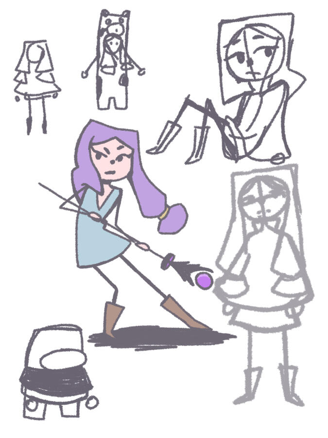 OC design sketch sheet